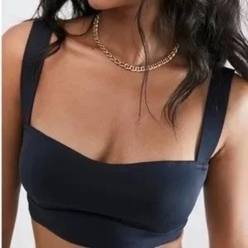 Free People Naomi Longline Bra | Black